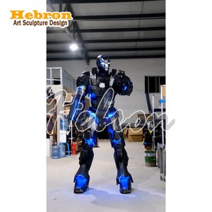 Vente directe - Costume d'Halloween pour adultes - Cosplay - Transformation en robot - Costume de robot LED portable - Product Image 4