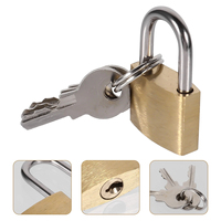 Petite serrure bon marché de bonne qualité corps en laiton massif 25MM cadenas en laiton de type mince