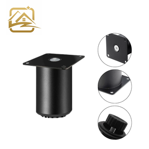 Pieds de support réglables pour canapé, table basse, table à manger, pieds de lit, supports d'armoires - Pieds de meubles modernes en acier - Product Image 2