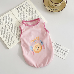 Gilet a Costine per Cani con Stampa <span class=keywords><strong>di</strong></span> Ciambelle, Traspirante, Estivo, Senza Maniche, per Cani <span class=keywords><strong>di</strong></span> <span class=keywords><strong>Piccola</strong></span> Taglia e <span class=keywords><strong>Cuccioli</strong></span>, per Uso Quotidiano - Product Image 6