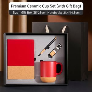 FUXI <b>Gift</b> Sets Custom Logo Minimalist <b>Office</b> Decor Ceramic Desk Set Corporate <b>Gift</b> Kit Notebook Pen Mug Business <b>Gift</b> Set 1.13 - Product Image 4
