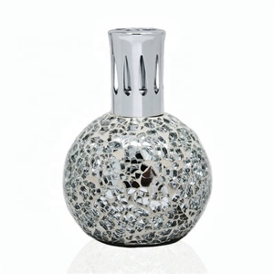 Aromaterapia compatible con aceite Lampe Berge, lámpara de aromaterapia catalítica de 100 ML Lámpara de aceite de mosaico de vidrio - Product Image 6