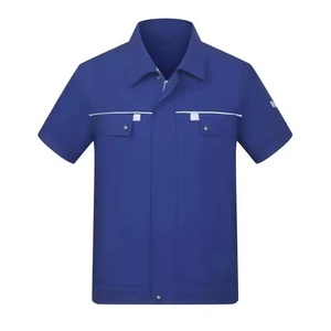 Uniforme de trabajo de manga corta de alta calidad, camisa de trabajo para hombres, uniforme de trabajador de construcción - Product Image 2