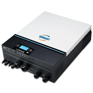 Axpert Inverter Hibrida Tenaga Surya, MAX 8KW 48V dengan Input Tegangan 500V PV 120A MPPT Pengisi Daya Matahari + Pemancar WIFI Bawaan