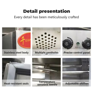 Lò nướng bánh mì điện chuyên nghiệp Goldenchef 32 khay với máy ủ men - Product Image 6