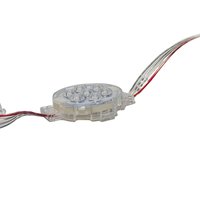 Module extérieur étanche RGBW LED Pixel Light 7-Bead pour l'éclairage décoratif paysager Corps en PVC émettant des couleurs blanc rouge vert