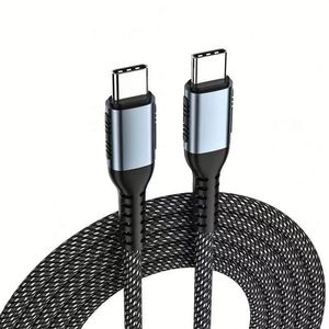 สาย USB-C ถัก6FT พรีเมี่ยม2เมตรสาย PD USB C ถึง Type C สายชาร์จเร็วสำหรับโทรศัพท์ซัมซุงแอนดรอยด์แล็ปท็อป - Product Image 1