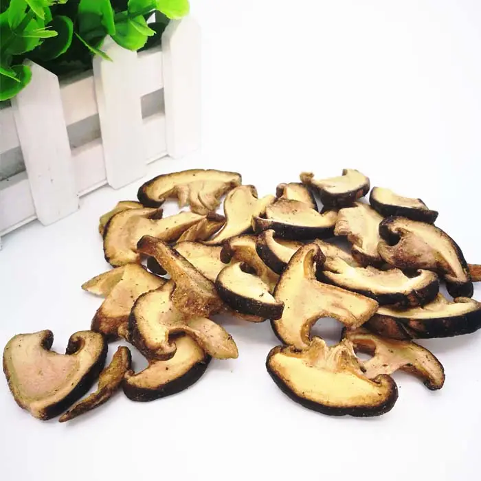 Healthy snack dry crispy shiitake vf dried mushroom slice