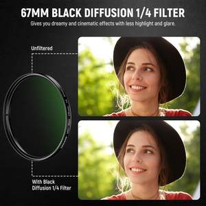 Objectif fileté 17mm stabilisateur de téléphone fond de panier <span class=keywords><strong>NEEWER</strong></span> 15 <span class=keywords><strong>Pro</strong></span> Phone Cage Video Rig avec 67mm Black Diffusion 1/4 Filter - Product Image 4