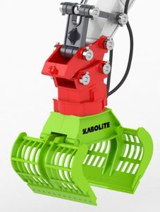 RTR Kabolite K5901-100S Excavadora RC Eléctrica 1/18 con Control Remoto, Batería, Garra Eléctrica, Modelo de Juguete Metálico y Cargador - Product Image 5