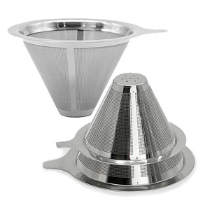 กรวยกรองกาแฟสแตนเลส 304 สำหรับ 1-2 2-4 4-6 คน ทำกาแฟ - Product Image 1