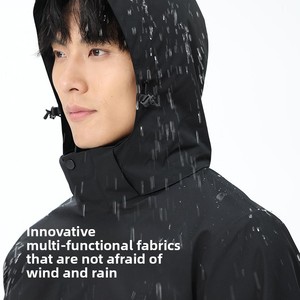 Veste imperméable, respirante et coupe-vent pour <span class=keywords><strong>homme</strong></span> et femme, vêtements de travail en plein air - Product Image 3