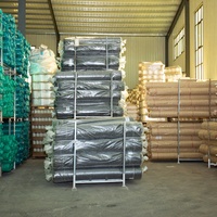 Filet d'ombrage agricole noir en HDPE anti-UV, taux d'ombrage 35-95% pour serre, verger, ferme, protection solaire