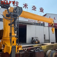 Mini-grue hydraulique à flèche droite de 8 tonnes avec composant moteur de flèche télescopique pour camions aux Philippines