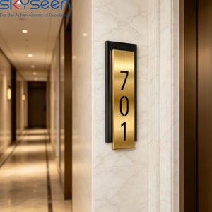 Targhetta Adesiva in Acciaio Inox <span class=keywords><strong>per</strong></span> Numero di Stanza d'Albergo da Skyseen, Vendita all'Ingrosso - Product Image 2