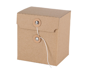 Biodegradable brown kraft paper corrugated box shipping mailer box with twine for electric dry iron