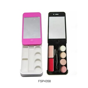 Boîte à poudre en gros, conteneur de fard à joues, logo personnalisé, palette de fards à paupières, boîte de rangement vide pour poudre - Product Image 1