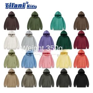 <span class=keywords><strong>Felpa</strong></span> con Cappuccio per Bambini TILANI, Tinta Unita, 350G Foderata in Pile, Gilet Spesso con Cappuccio per Ragazzi e Ragazze, Stile Europeo e Americano - Product Image 5