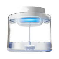 Fontaine à eau intelligente pour animaux de compagnie écologique alimentée par batterie en céramique-Distributeur d'eau automatique pour chats et chiens à circulation solide
