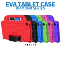 Étui antichoc EVA style diamant, best-seller, pour iPad Mini 6 et 7 8,3 pouces avec béquille, coque de protection de haute qualité