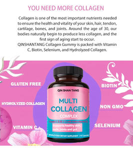 किनशतंंग निजी लेबल मल्टी बायोटिन ग्लूटाथियोन और चेहरे के लिए विटामिन सी कैप्सूल - Product Image 4