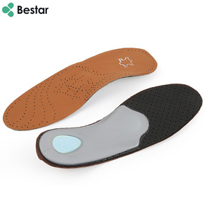 Plantilla de arco ortopédico flexible, cuero Real EVA Club Foot, soporte de arco semirrígido, plantillas de zapatos ortopédicos <span class=keywords><strong>para</strong></span> <span class=keywords><strong>fascitis</strong></span> <span class=keywords><strong>plantar</strong></span> - Product Image 2