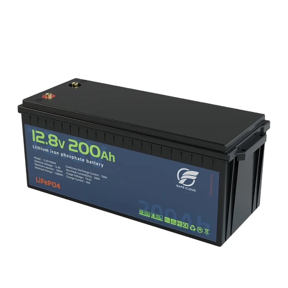 Аккумуляторная батарея OEM Safecloud, время 5000 цикла, 12 В, 300 А/ч, литиевая батарея Lifepo4 для дома на колесах и колесах