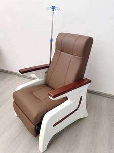 Silla de Infusión Médica Hochey, Silla de <span class=keywords><strong>Transfusión</strong></span> para Pacientes con Esponja de Alta Densidad y Poste para Vía Intravenosa para Hospitales y Clínicas - Product Image 2