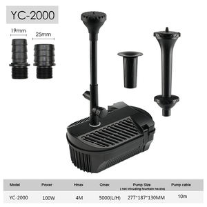 Hsbao Submersible extérieur jardin étang <span class=keywords><strong>fontaine</strong></span> pompe Submersible étang filtre pompe hydroponique jardinage Pompe submersible <span class=keywords><strong>fontaine</strong></span> - Product Image 6