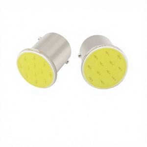 หลอดไฟรถยนต์ LED JR Autogift S25 COB 1156 1157 12Chip BA15S BAY15D P21W สีเหลือง 12V สำหรับไฟเลี้ยว ไฟถอย ไฟจอด - Product Image 4