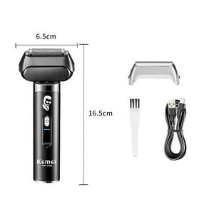 Afeitadora eléctrica Kemei Km-1309 16,5 cm resistente al agua recargable para hombres - Product Image 1