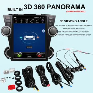 Pantalla Tesla GPS Multimedia para Toyota Highlander 2007-2013, Carplay, Android 13, Reproductor de Radio, Sistemas de Navegación GPS, Estéreo 4G - Product Image 5