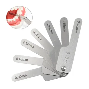 Calibrador de Reducción Interproximal Dental, Calibrador IPR de Ortodoncia, Regla de Medición de Espacios entre Dientes de Acero Inoxidable, Herramienta para Dentistas - Product Image 5