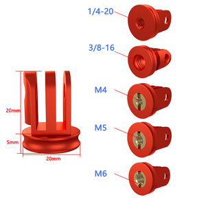 Giá đỡ bộ chuyển đổi chân máy cho <span class=keywords><strong>GoPro</strong></span> <span class=keywords><strong>Hero</strong></span> 9 8 <span class=keywords><strong>7</strong></span> 5 6 phiên màu đen Xiaomi Yi 4K SJCAM SJ4000 sj8 DJI Osmo camera hành động phụ kiện - Product Image 2