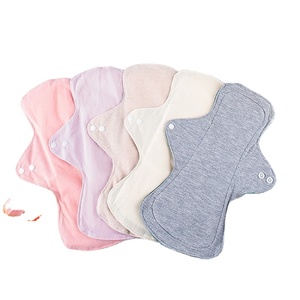 Serviettes hygiéniques <span class=keywords><strong>lavables</strong></span> et réutilisables en tissu de coton au graphène 25cm/28cm pour femmes, lot mixte, vente en gros - Product Image 1