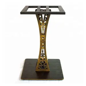 Manufacturer Furniture Legs Dining Table Legs Hardware Gold Metal Base Durable Table Feet