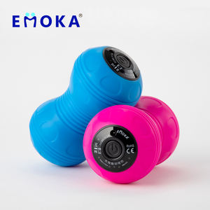 Mini wiederauf ladbare benutzer definierte Erdnuss-<span class=keywords><strong>Massage</strong></span> rolle Dual Ball mit Vibrations-und Wärme funktion für Nackenkörper-Hinterbeinkopf-<span class=keywords><strong>Massage</strong></span> pistole - Product Image 2