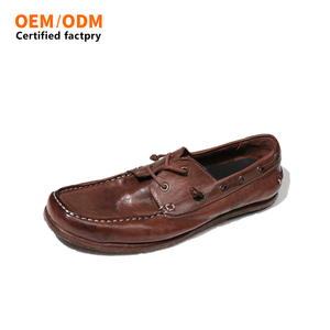 Mocassini Goodyear Welted Artigianali in Pelle di Cavallo da Uomo, <span class=keywords><strong>Scarpe</strong></span> Eleganti Casual da Lavoro in Pelle Morbida Traspirante, Vendita all'Ingrosso - Product Image 4