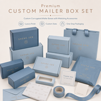 Boîtes en papier pour envoi postal personnalisées avec logo, boîtes d'emballage exquises et boîtes cadeaux pour l'emballage et le transport de cadeaux