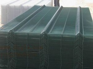 PVC tráng + mạ kẽm 2.1m cao 3D lỗ vuông Hàn dây lưới hàng rào - Product Image 6