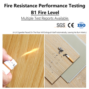 Piso de Vinilo PVC Encastrable Rígido de 8mm, Pisos SPC de Plástico con Sistema de Clic de 5mm, Industrial - Product Image 5