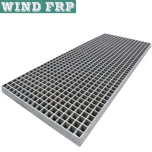 Grille de drainage en fibre de verre FRP noire pour plateforme et sol, moulée avec surface lisse/grossière - Product Image 1