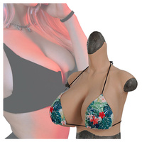 Urescolha peitos artificiais de silicone, peito artificial grande, forma de mamas falsas para vestidos, cross-dresser, drag queen
