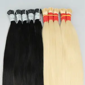 U-extensiones de cabello con punta plana, cabello humano virgen, belleza y cuidado Personal, embalaje personalizado, fabricante de Vietnam