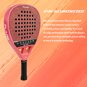 Raqueta de Pádel Híbrida Profesional ODM/OEM 2026, Logotipo Personalizado, Duradera, Fibra de Carbono 24K, Espuma EVA, Versión Profesional - Product Image 3