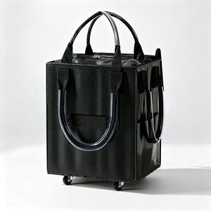 340L Commercial Grocery <b>Cart</b> Large Capacity Heavy Duty Wire Trolley Silent <b>Rolling</b> Wheels Supermarket Store Use Set Kit Pro - Product Image 3