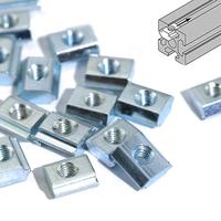 Tuercas en T M3 con Cabeza de Martillo para Ranura en T de Extrusión de Aluminio Serie 2020, Fijación para Marcos de Router CNC y Construcción de Máquinas Modulares