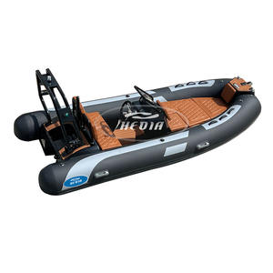 <span class=keywords><strong>Bateau</strong></span> pneumatique à coque rigide en aluminium PVC Hedia 13 pieds, modèle populaire RIB 390, pour la pêche et le canoë, à vendre - Product Image 3