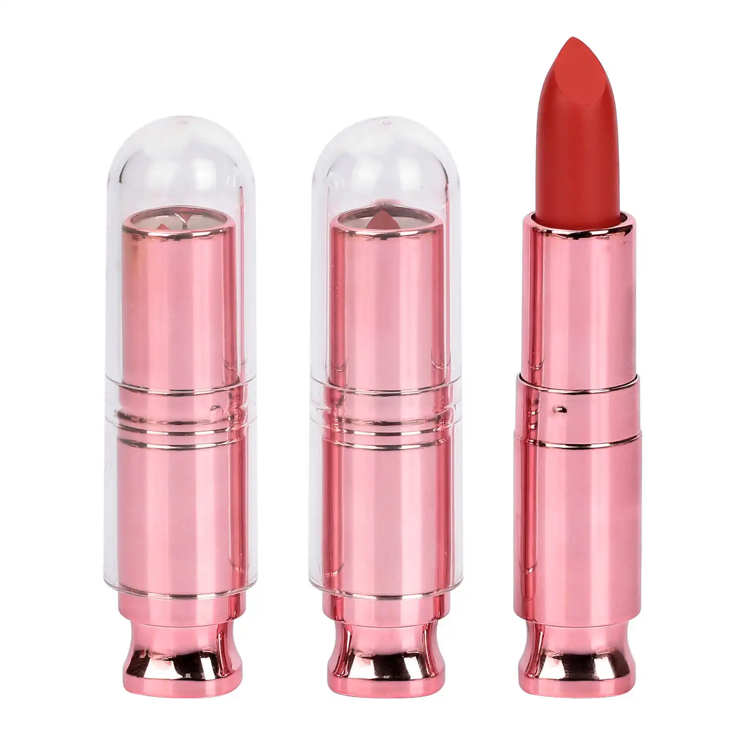 guangzhou lipstick glitter lipstick wholesale lipstick Neutral logo-free tube rose gold