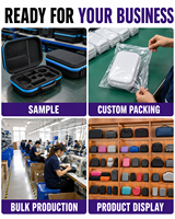 Estuche de viaje portátil a prueba de golpes para muestras de viales de EVA personalizados al por mayor con ranuras de espuma personalizadas, logotipo OEM ODM
